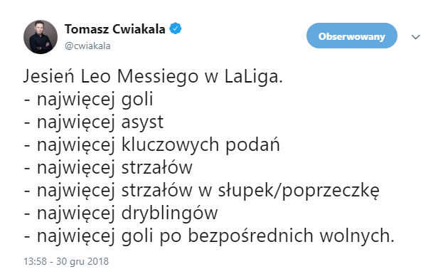 NIESAMOWITA jesień Leo Messiego w LaLiga